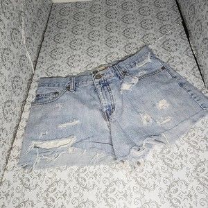 Faded Glory Authentic Brand Distressed Light denim short (4)